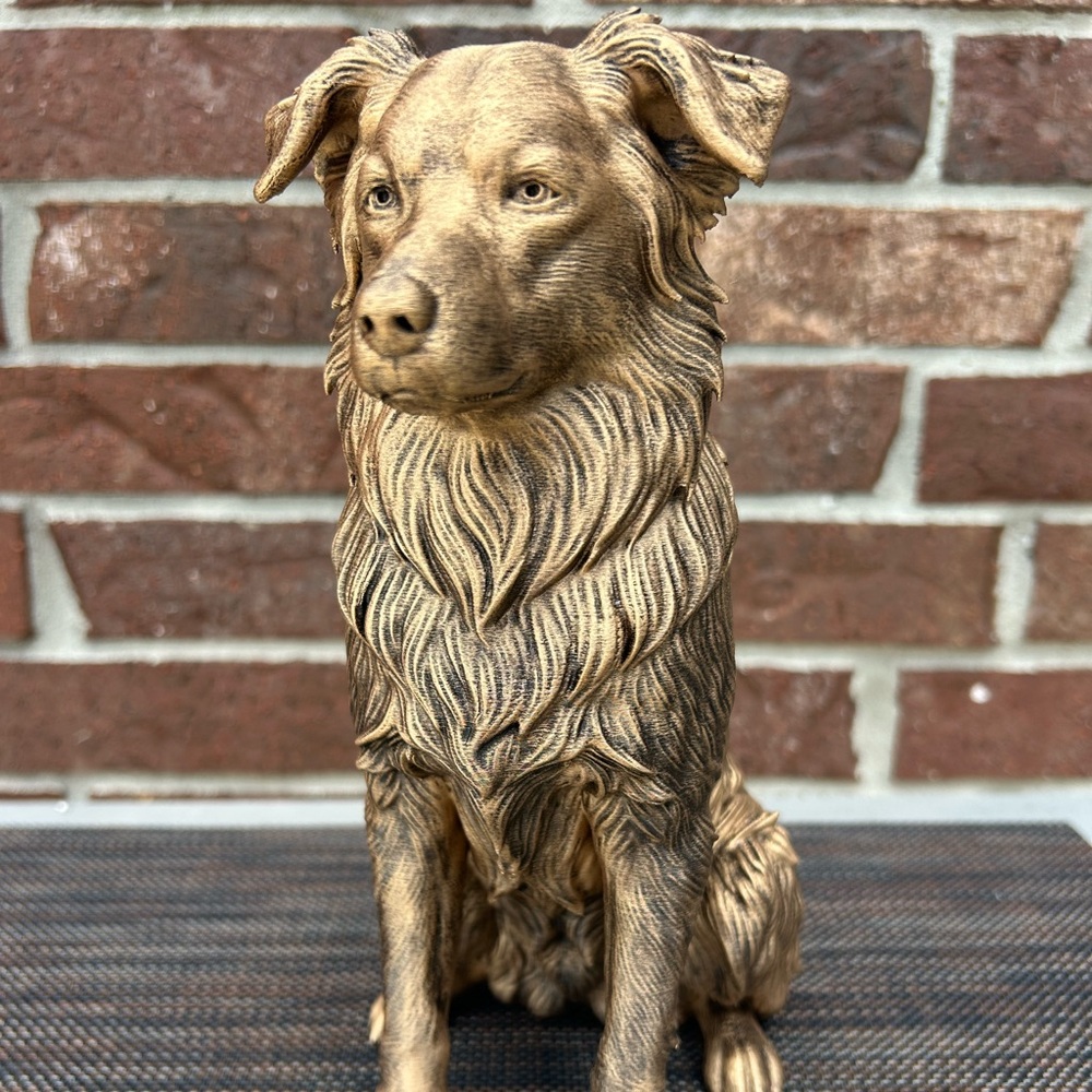 Charming Australian Shepherd Statue